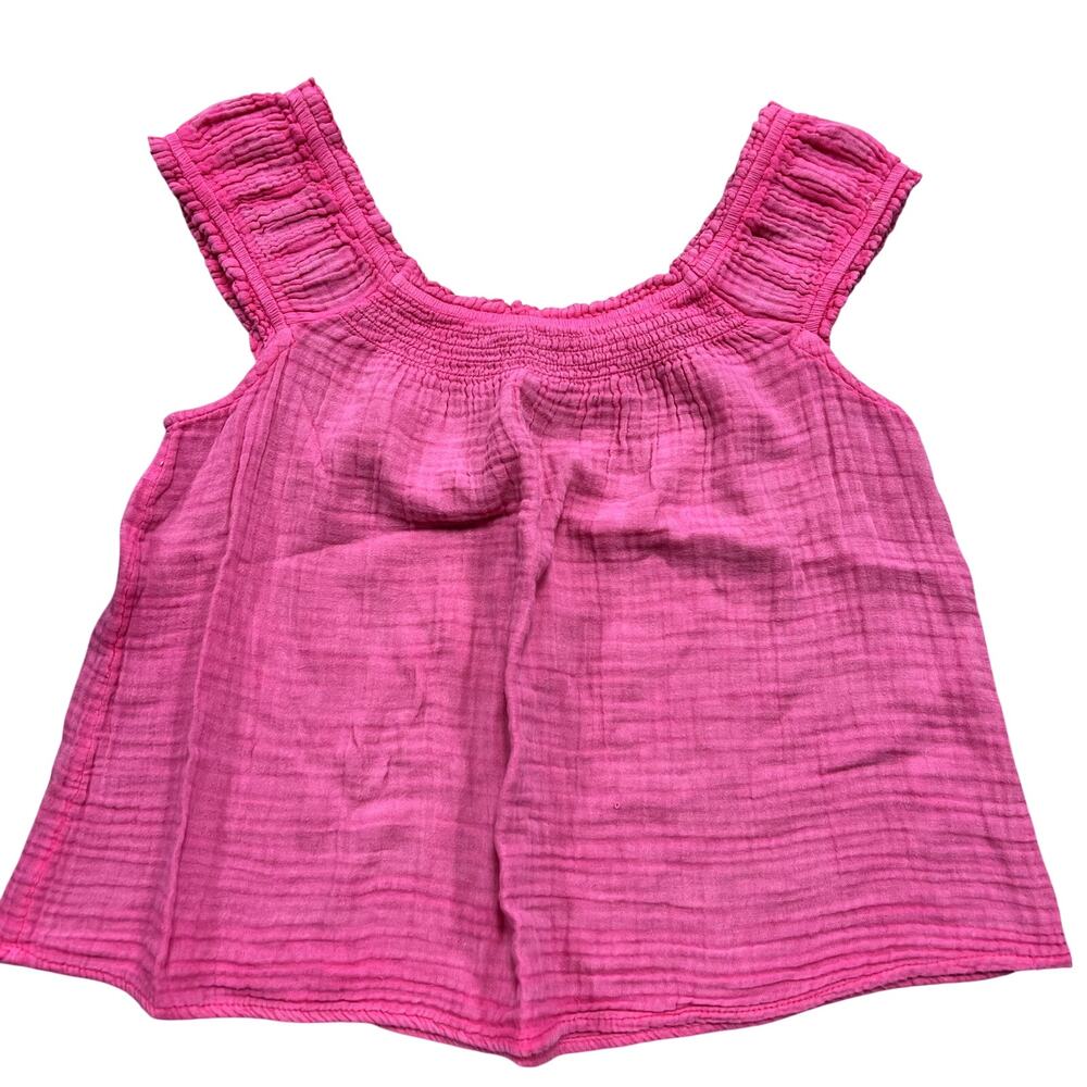 Derek Heart Pink Gauze Sleeveless Top Size Small